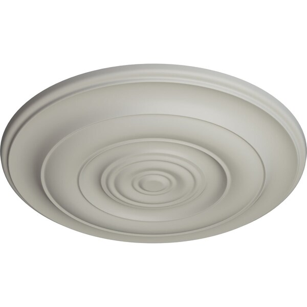 Niobe Ceiling Medallion (Fits Canopies Up To 8 5/8), Hand-Painted Pot Of Cream, 18OD X 1 1/2P